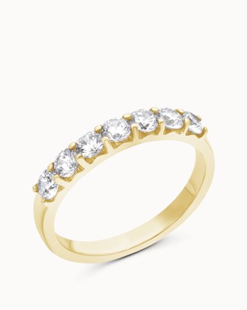 Allianzring Eleonora 18 Karat Gelbgold Laborgezüchtete Diamant - Verlobungsringe & Trauringe bei Vanbruun