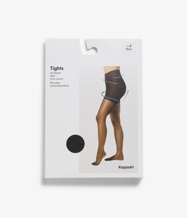 Kappahl | 40 den firm shape control top strumpbyxa | Svart