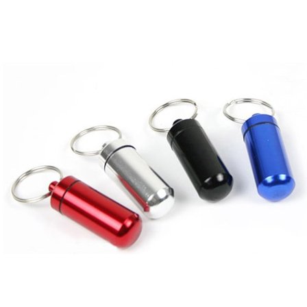 Nyckelring för tabletter eller små saker vattentät