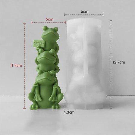 Silikonform för grodljus - J-5072