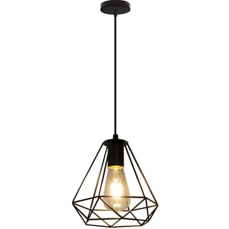 Vintage takhengt pendellampe i metall, justerbar hengelampe for kjøkkenøy, bar, kafé