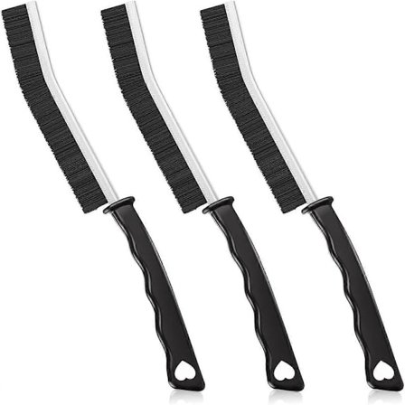 Rengøringsbørste til sprækker, 3 stk. rengøringsbørster til badeværelse, multifunktionelle rengøringsværktøjer til køkkener, keramiske fliser og 