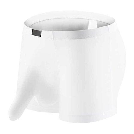 Herreunderbukser Boxer Shorts Bløde Åndbare Underbukser Boxer Elefant Næse Briefs Ensfarvet