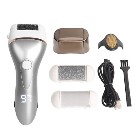 Elektrisk fotfil, uppladdningsbar fotfil, pedikyrverktyg för spruckna hälar och död hud