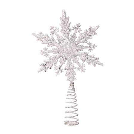 Joulukuusen latvatähti Glitteri Ontto 3D Lumihiutale Ripustettava Kuusenkoriste