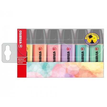 Stabilo Boss Pastel 6-pack