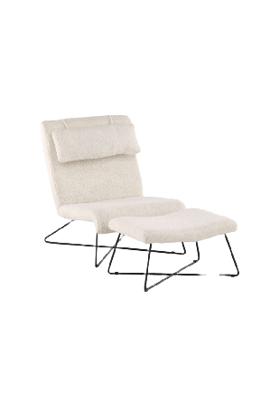 Venture Home Laconia Loungestol Stolar Vit