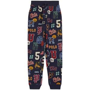 Kids - Ralph Lauren Branded Sweatpants Lettermans Toss 8-9 Years - Bottoms - 8-9 years - Navy