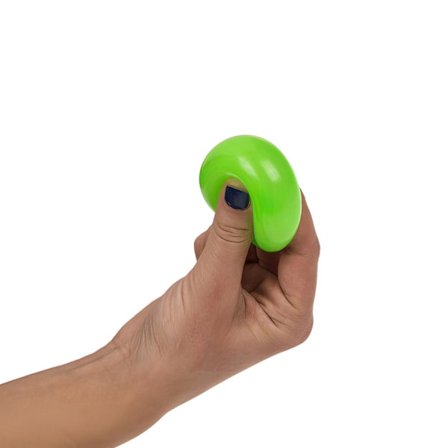 3 kpl - Itsevalaisevat puristuspallot / stressipallot - 4 cm monivärinen