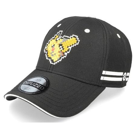 Difuzed - Schwarz adjustable Cap - Pokémon Pika Stripes Cap Black Adjustable @ Hatstore
