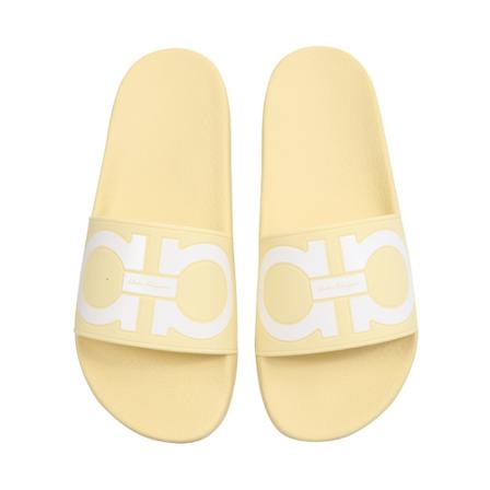 Salvatore Ferragamo, Sliders Żółty, Kobieta, Rozmiar: 36 EU