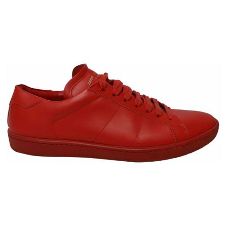 Saint Laurent Vintage - Vintage Skor - Röd - Herr - Storlek: 42 Eu, Herr, Storlek: 42 EU
