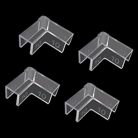 Høykvalitets klare akvarier Kantbeskyttere Transparente materialer for effektiv skadeforebygging Enkel montering Flerfarget