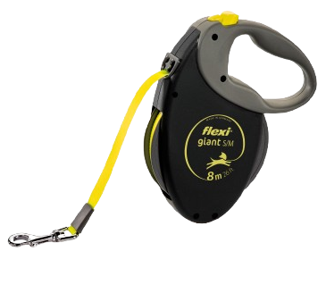 Flexi - Leash Giant Band Black Medium, 8 m - Hund - Halsbånd - ZOO.no