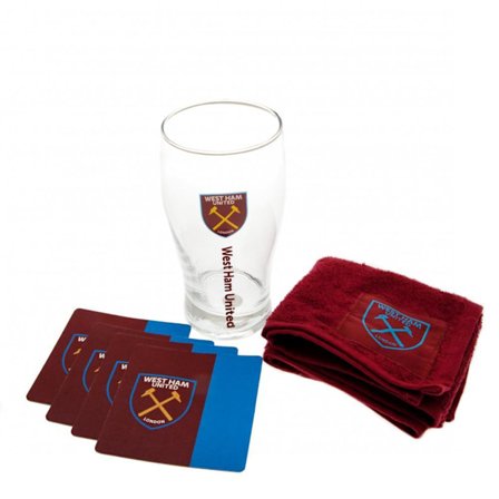 West Ham United FC Officiell Minibar Set One Size Claret/Blue