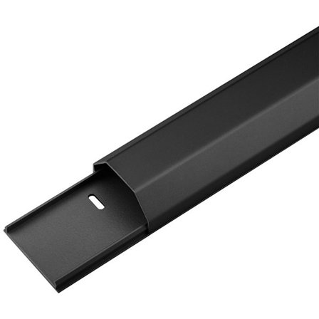 Halvrund kabelkanal i aluminium