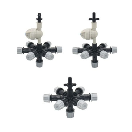 Hængende kryds Multi-dug dyse tåge sprinkler anti dryp dug dyse Med Pagfored gevind stik