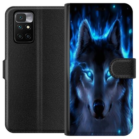 Yhteensopiva Lompakkokotelo Xiaomi Xiaomi Redmi 10 Susi