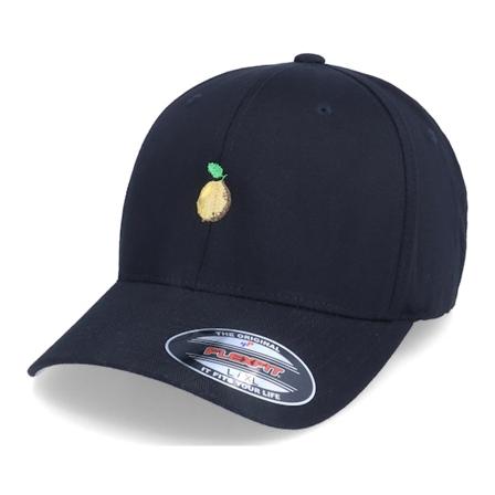 Abducted - Svart flexfit Caps - Tiny Lemon Black Flexfit @ Hatstore
