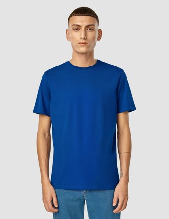 Shaping New Tomorrow - Supima T-Shirt - Magnetic Blue - Herre - Størrelse S