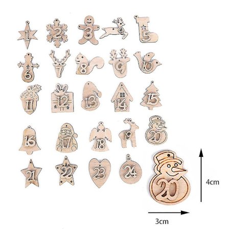 DIY Adventskalenderpose, Adventskalenderpose med etiketter, Pose med etiketter, For nedtellingsstil