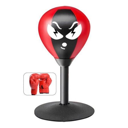 Fun Punch Rages Bag Kraftig Bordstående Bokseball for Stresslindring for Barn og Voksne