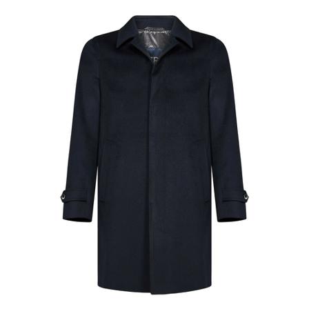 Herno Single-Breasted Coats Blå, Herre Uldfrakker, Størrelse: 3XL