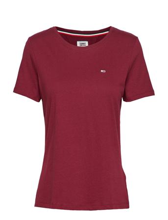 Tjw Soft Jersey Tee T-shirt Top Rød Tommy Jeans