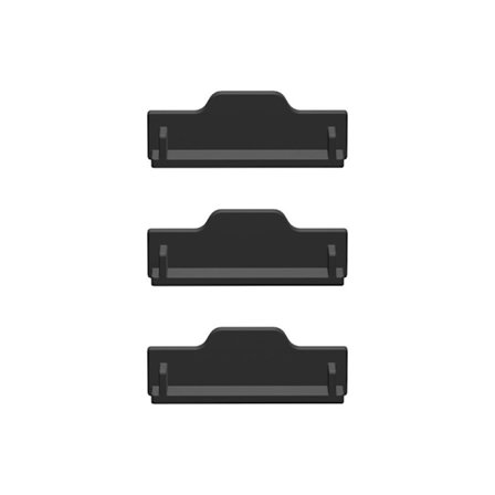 3 st Batteri dammpluggar Laddningsport Cover Cap