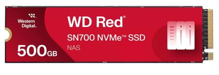 WD Red SN700 500GB SSD PCIe 3.0 x4 (NVMe), perfekt for NAS-caching, 5 års garanti