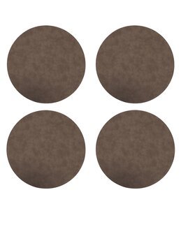 Glassunderlag Vejby 4-Pk Brun