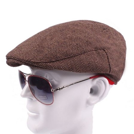 Unisex Newsboy-keps för män Golf Driving Flat Drivers Hat