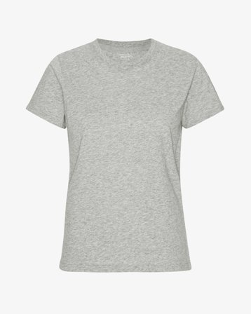Women Light Organic Tee - Heather Grey S