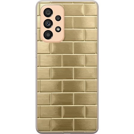 Mobilskal till Samsung Galaxy A53 5G med Gyllene Murstenar