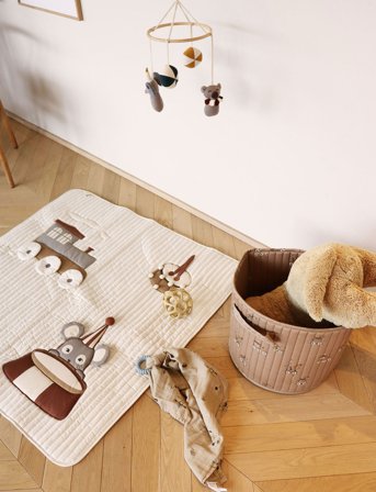 Nuuroo Emil Activity Mat - Beige - 110X110CM