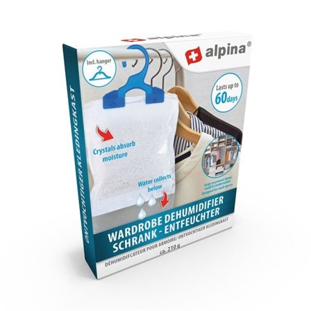 Garderobeavfukter - beskytter klærne mot fukt og mugg