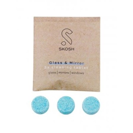 Skosh Rengöringstabletter, Glas & Spegel, 3st 710702336016