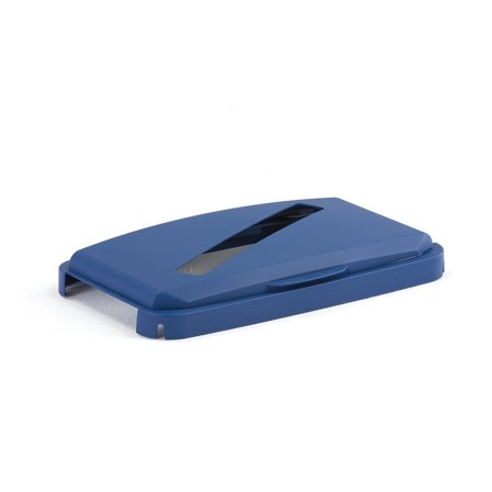 Klappdeckel für Abfallbehälter 60 l, blau