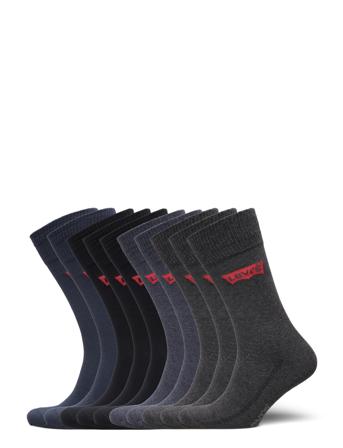 Levis Regular Cut Batwing Logo 9P E Underwear Socks Regular Socks Grå Levi ́s