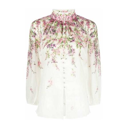 Zimmermann Shirt Hvid, Dame Skjorter, Størrelse: L