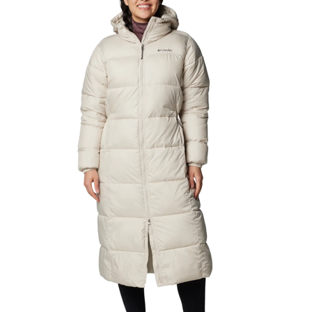 Columbia W's Puffect II Long Jacket Dark Stone