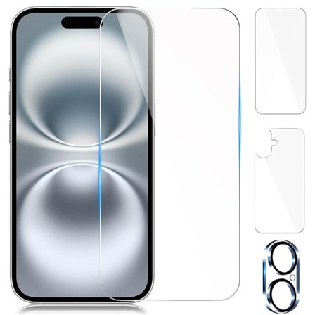 iPhone 16 3-in-1 Fram- & Baksida + Kameralinsskydd