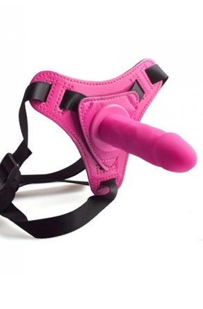 TOYZ4LOVERS Justerbar Strap-On-Sele med Realistisk Dildo - Vuxen.dk: For hende