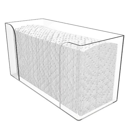 Bordplade Papirhåndklæde Dispenser, klar Gæstehåndklæde Servietholder, Egnet Kompatibel Z-fold, C-fold Eller Multi-fold Papirhåndklæder-dwdz