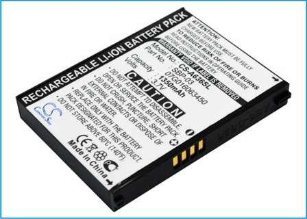 Batteri til Navigator, GPS til Asus Mypal A630, Mypal A632, Mypal A632N og andre.