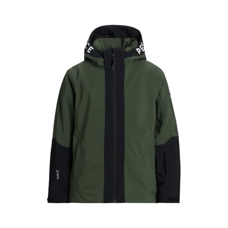 Peak Performance Junior Rider Insulated Ski 2L Jacket Children lined ski jackets Green 130