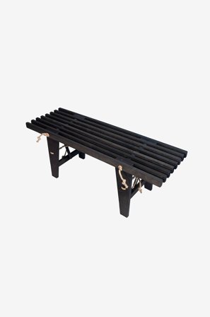 Hillerstorp - Bænk Ecobench 120 cm - Sort - Bænke - Fra Homeroom