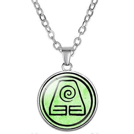 Avatar The Last Airbender Halsband Kingdom Smycken Luft Nomad Eld och Vatten Hänge[D]
