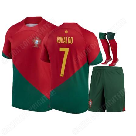 23-24 Manchester City Hemma fotbollsdräkt för barn kit portugal home #7 #24 (8-9 years)