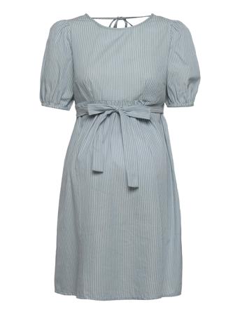 Mloline 2/4 Woven Short Dress Blue Mamalicious